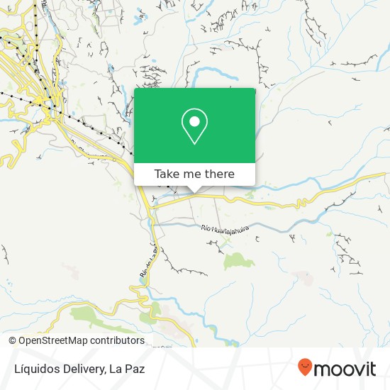 Líquidos Delivery map