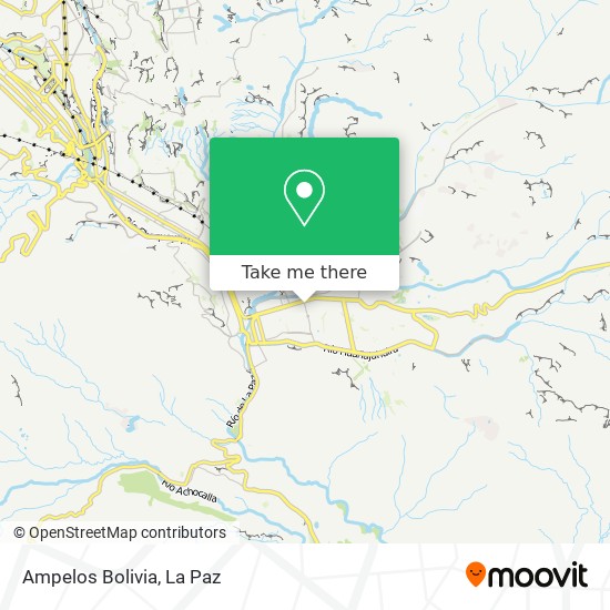 Mapa de Ampelos Bolivia