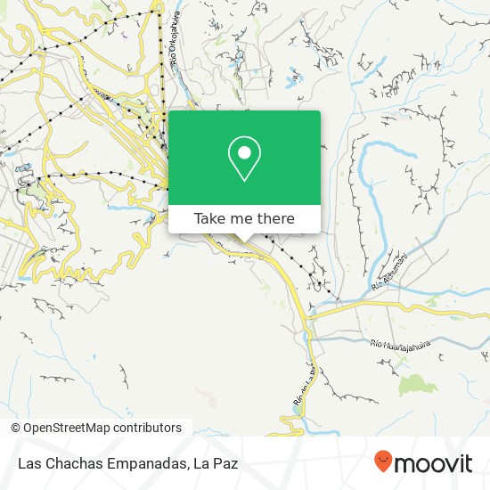 Las Chachas Empanadas map