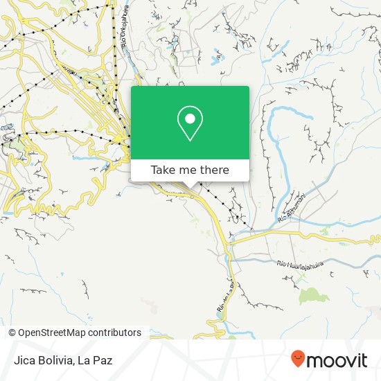 Jica Bolivia map