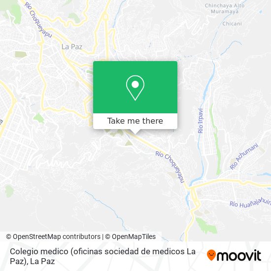 Colegio medico (oficinas sociedad de medicos La Paz) map