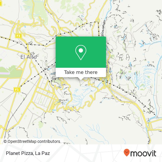 Planet Pizza map