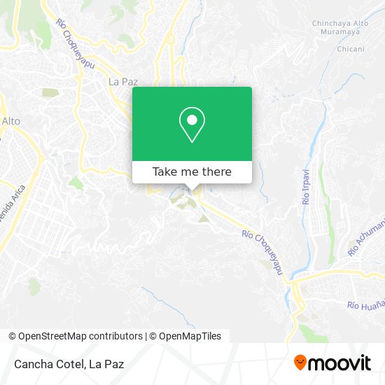 Cancha Cotel map