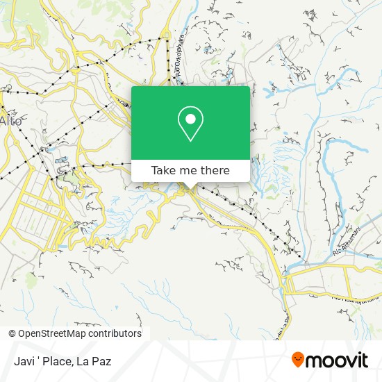 Javi ' Place map