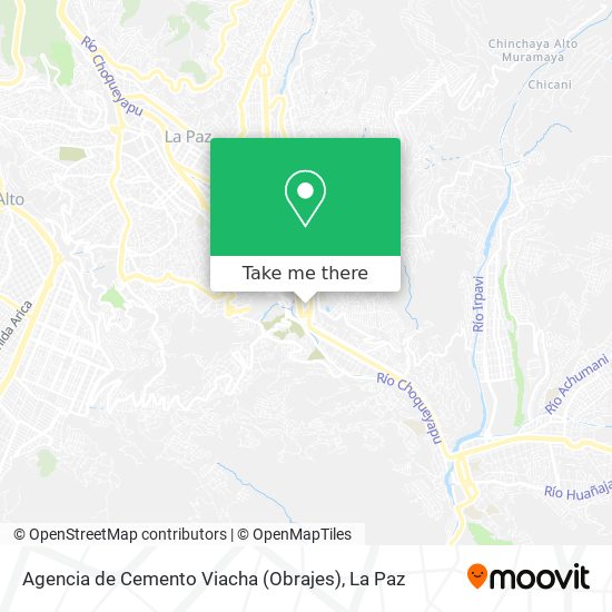 Agencia de Cemento Viacha (Obrajes) map