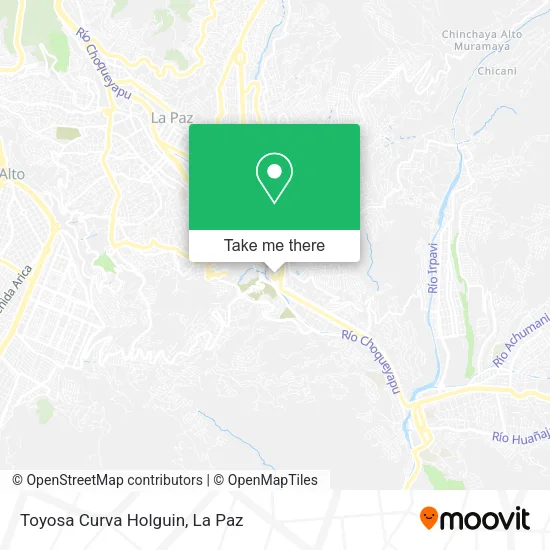 Toyosa Curva Holguin map