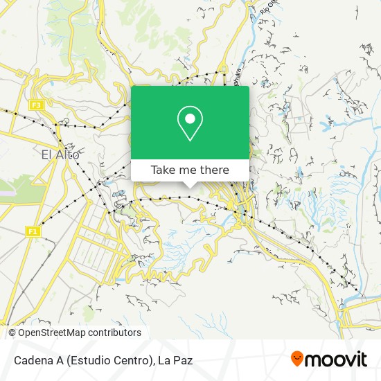 Cadena A (Estudio Centro) map