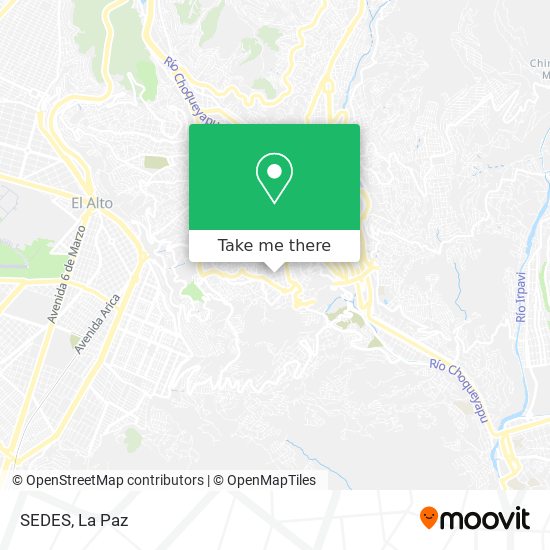 SEDES map