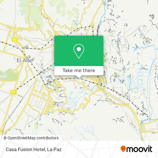 Casa Fusion Hotel map