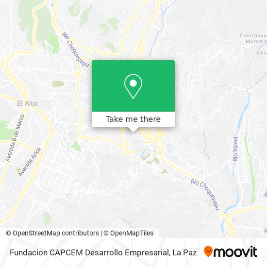 Fundacion CAPCEM Desarrollo Empresarial map