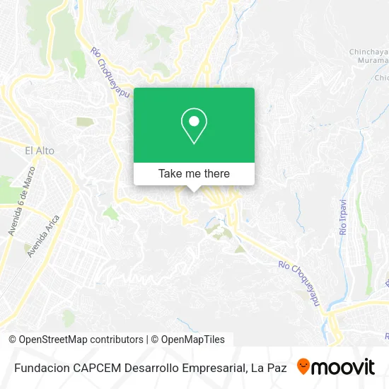 Mapa de Fundacion CAPCEM Desarrollo Empresarial