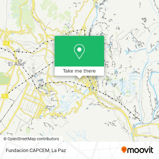 Fundacion CAPCEM map