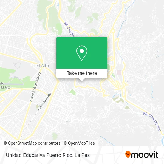Unidad Educativa Puerto Rico map