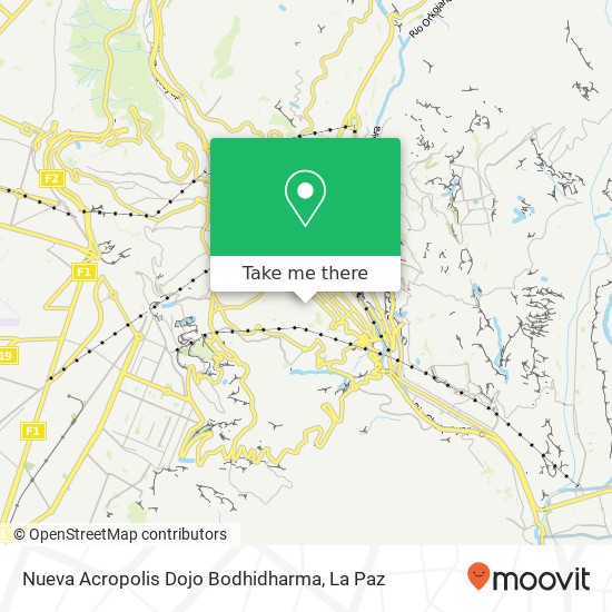 Mapa de Nueva Acropolis Dojo Bodhidharma