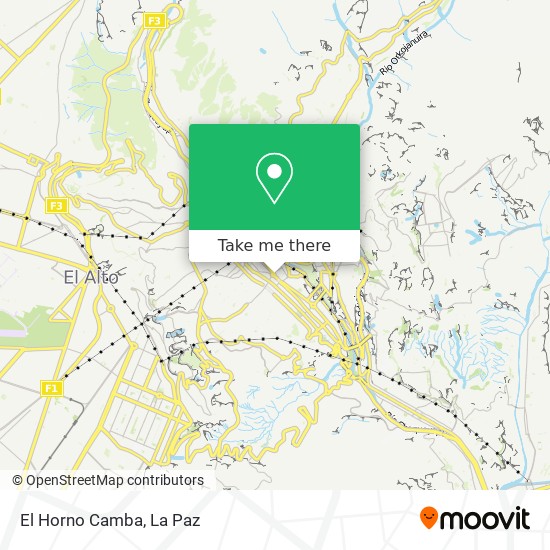 El Horno Camba map