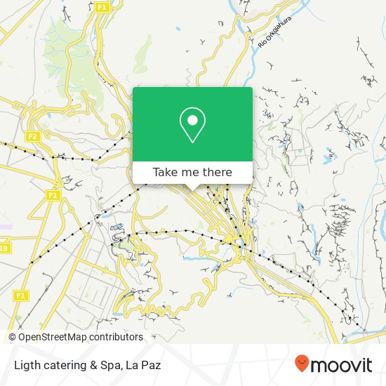 Ligth catering & Spa map