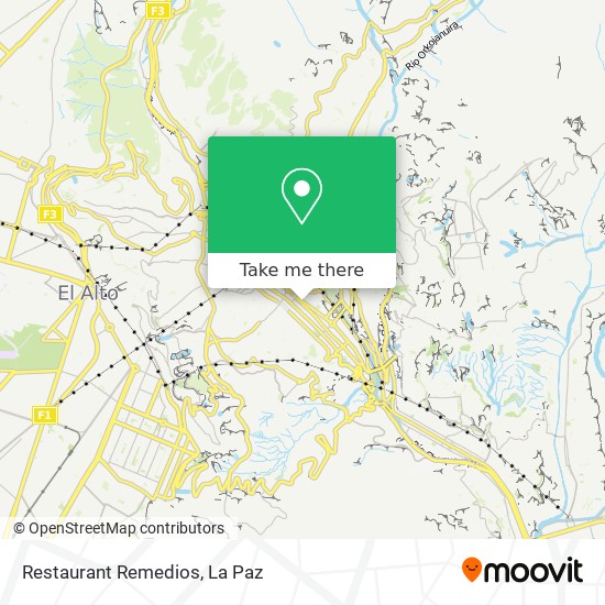 Restaurant Remedios map