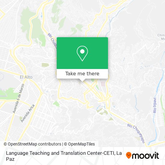 Language  Teaching and Translation  Center-CETI map