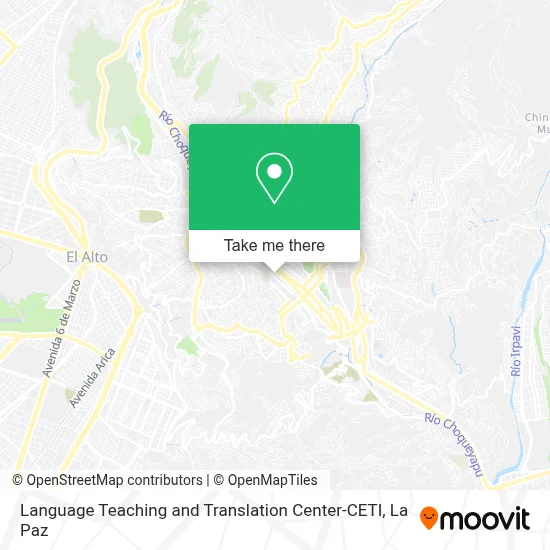 Language  Teaching and Translation  Center-CETI map