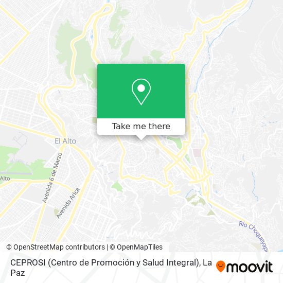 CEPROSI (Centro de Promoción y Salud Integral) map