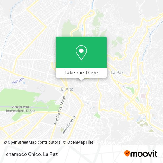 chamoco Chico map