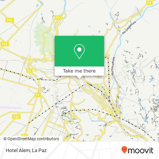 Hotel Alem map