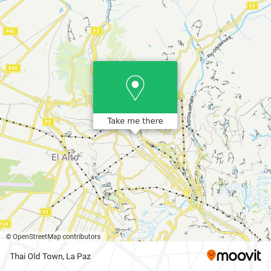 Thai Old Town map