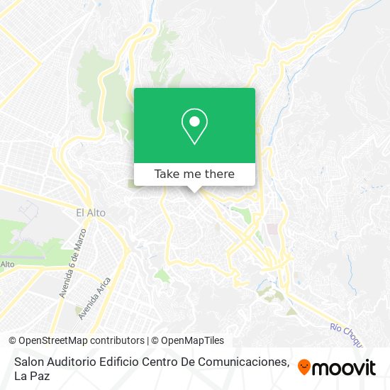 Salon Auditorio Edificio Centro De Comunicaciones map