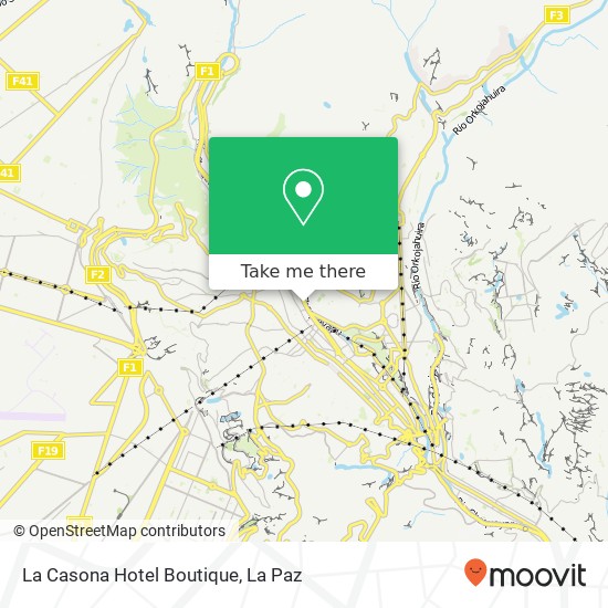 La Casona Hotel Boutique map