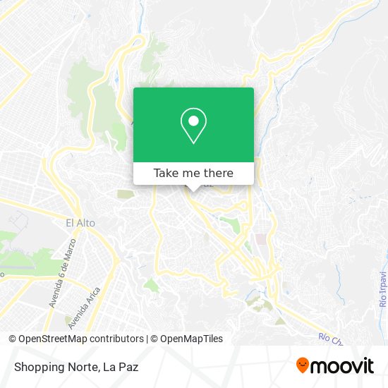 Shopping Norte map