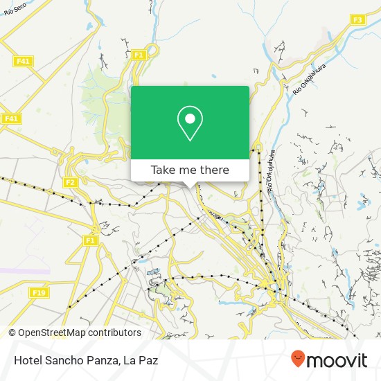 Mapa de Hotel Sancho Panza