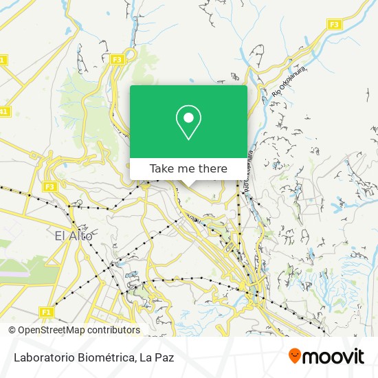 Laboratorio Biométrica map