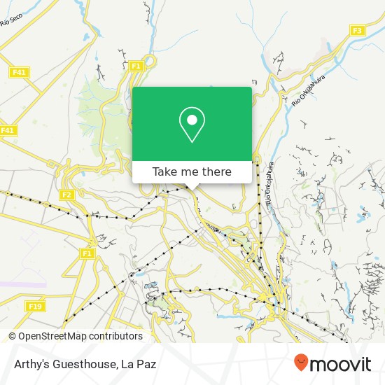 Arthy's Guesthouse map