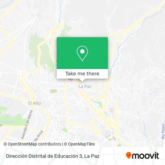 Dirección Distrital de Educación 3 map