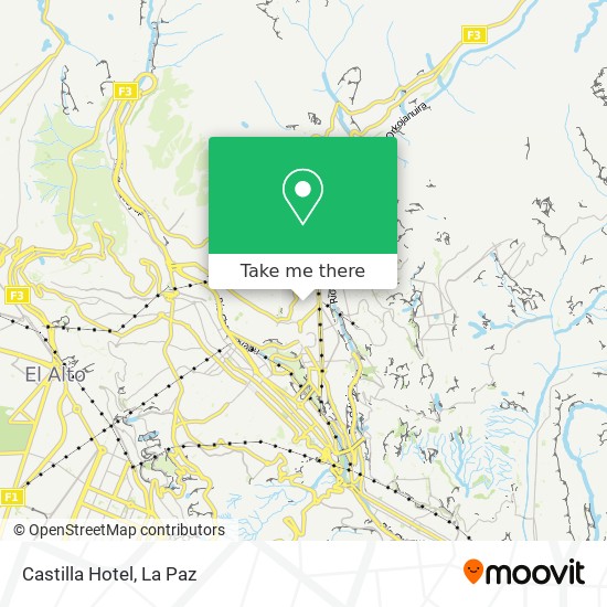 Castilla Hotel map