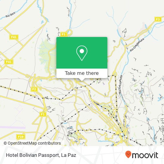 Hotel Bolivian Passport map