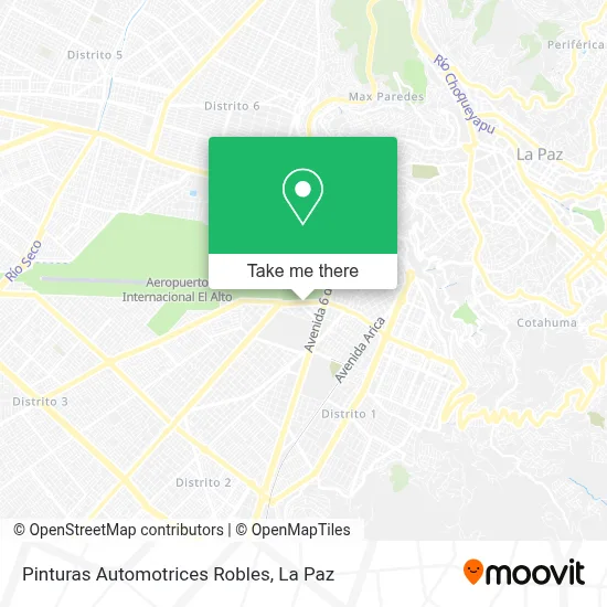 Pinturas Automotrices Robles map