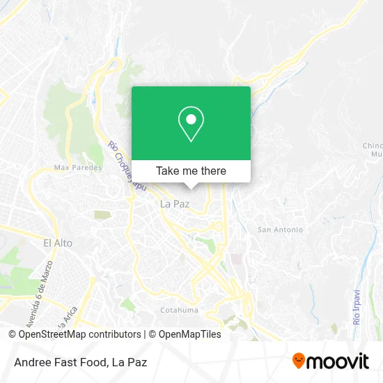 Andree Fast Food map