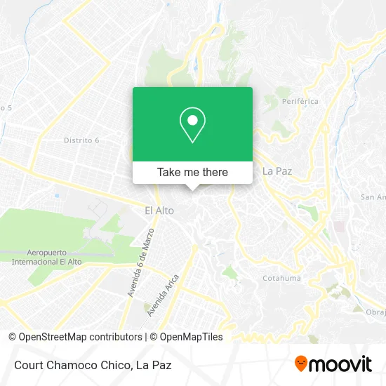 Court Chamoco Chico map