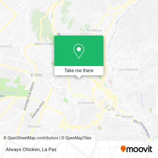 Always Chicken map