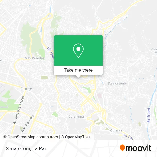 Senarecom map