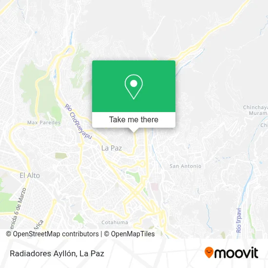 Radiadores Ayllón map