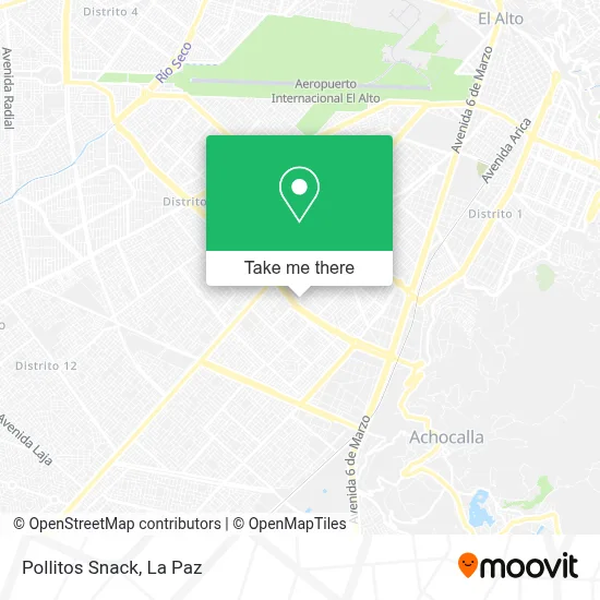 Pollitos Snack map