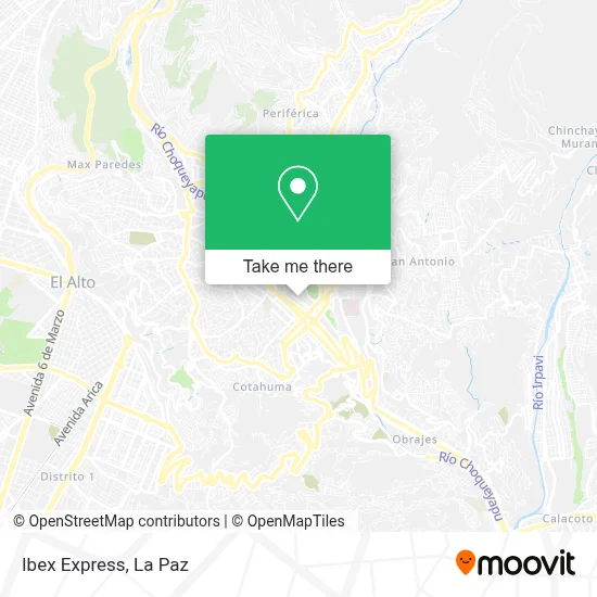 Ibex Express map