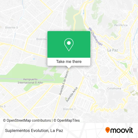 Suplementos Evolution map