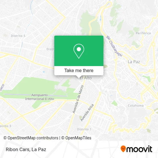 Mapa de Ribon Cars