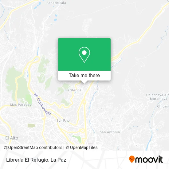 Librería El Refugio map