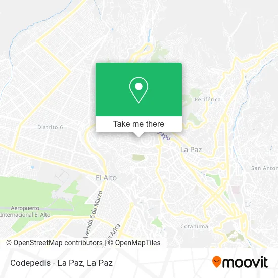 Codepedis - La Paz map
