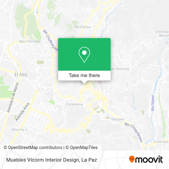 Muebles Vicorm Interior Design map