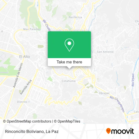 Rinconcito Boliviano map